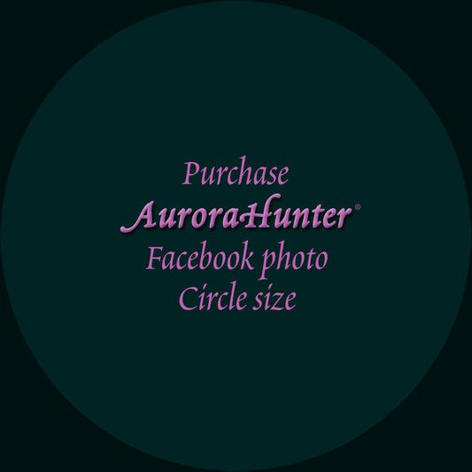 Aurora Hunter Circle Photo Sizes