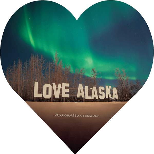 Love Alaska sticker